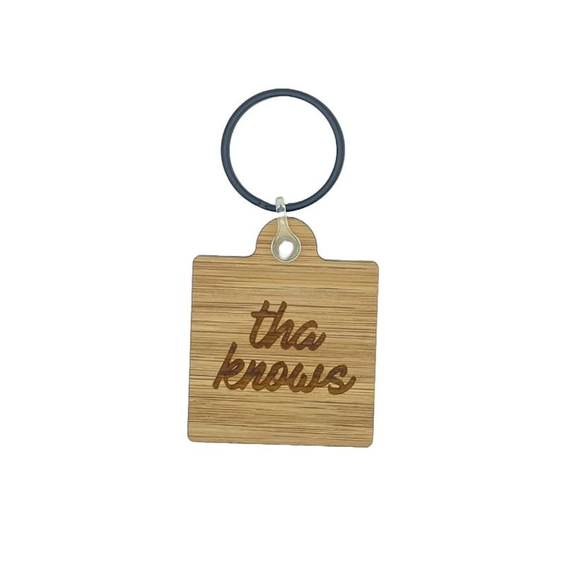 Tha Knows Keyring